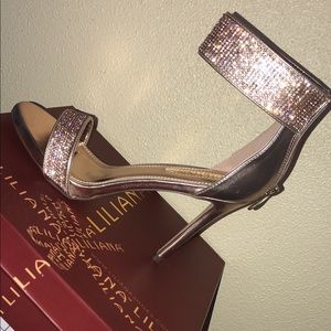 Rose gold shoes